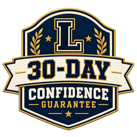 Letterman Standard 30-Day Confidence Guarantee
